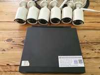 Zestaw monitoringu Hiseeu wifi: NVR + 6 kamer