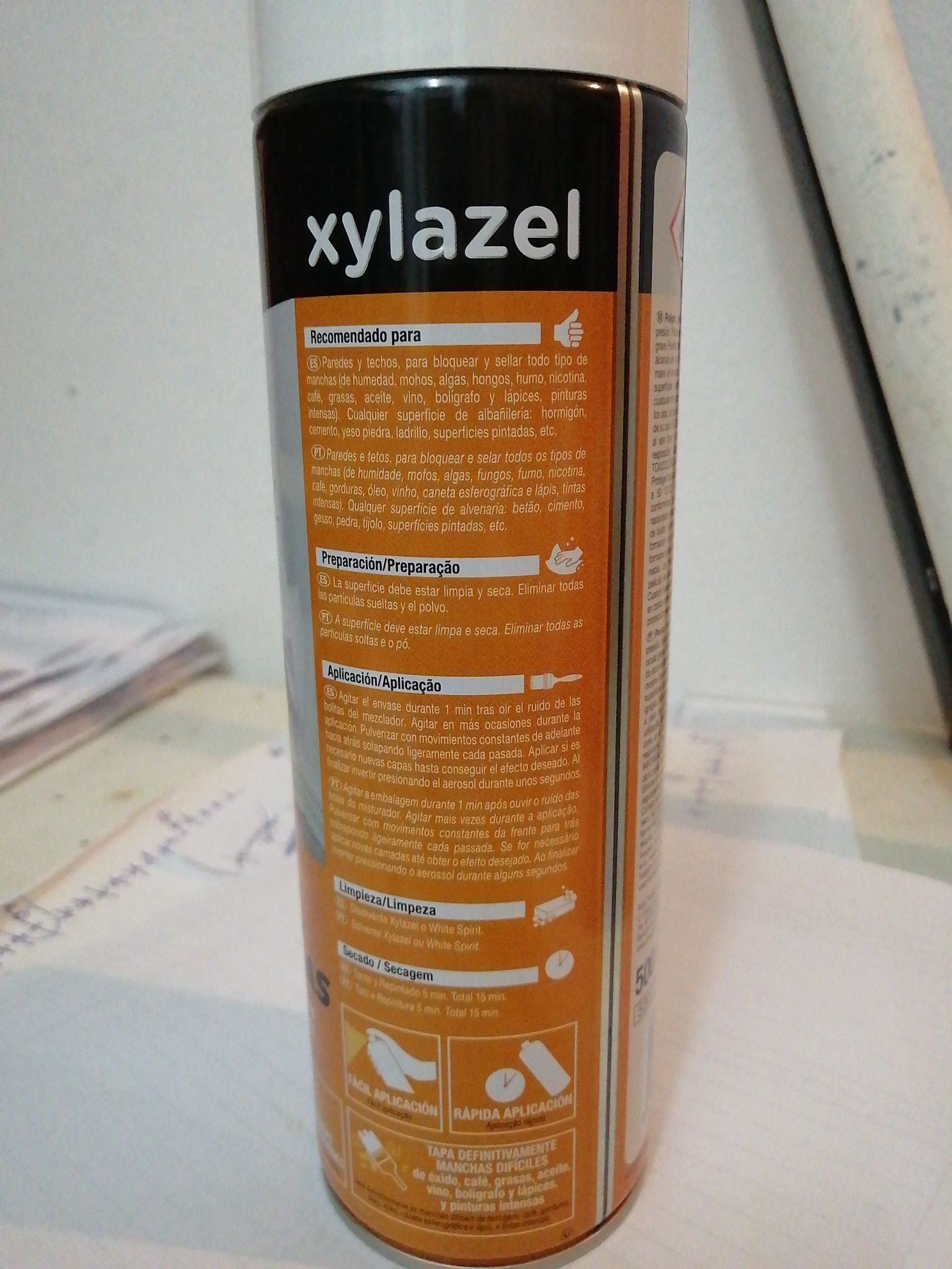 Spray Pintura antimanchas Xylazel novo nunca usado