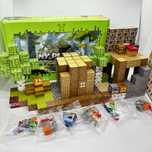 200шт + 6 фігурок Магнітний конструктор майнкрафт minecraft кубики