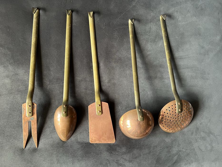 Мідний кухонний набір