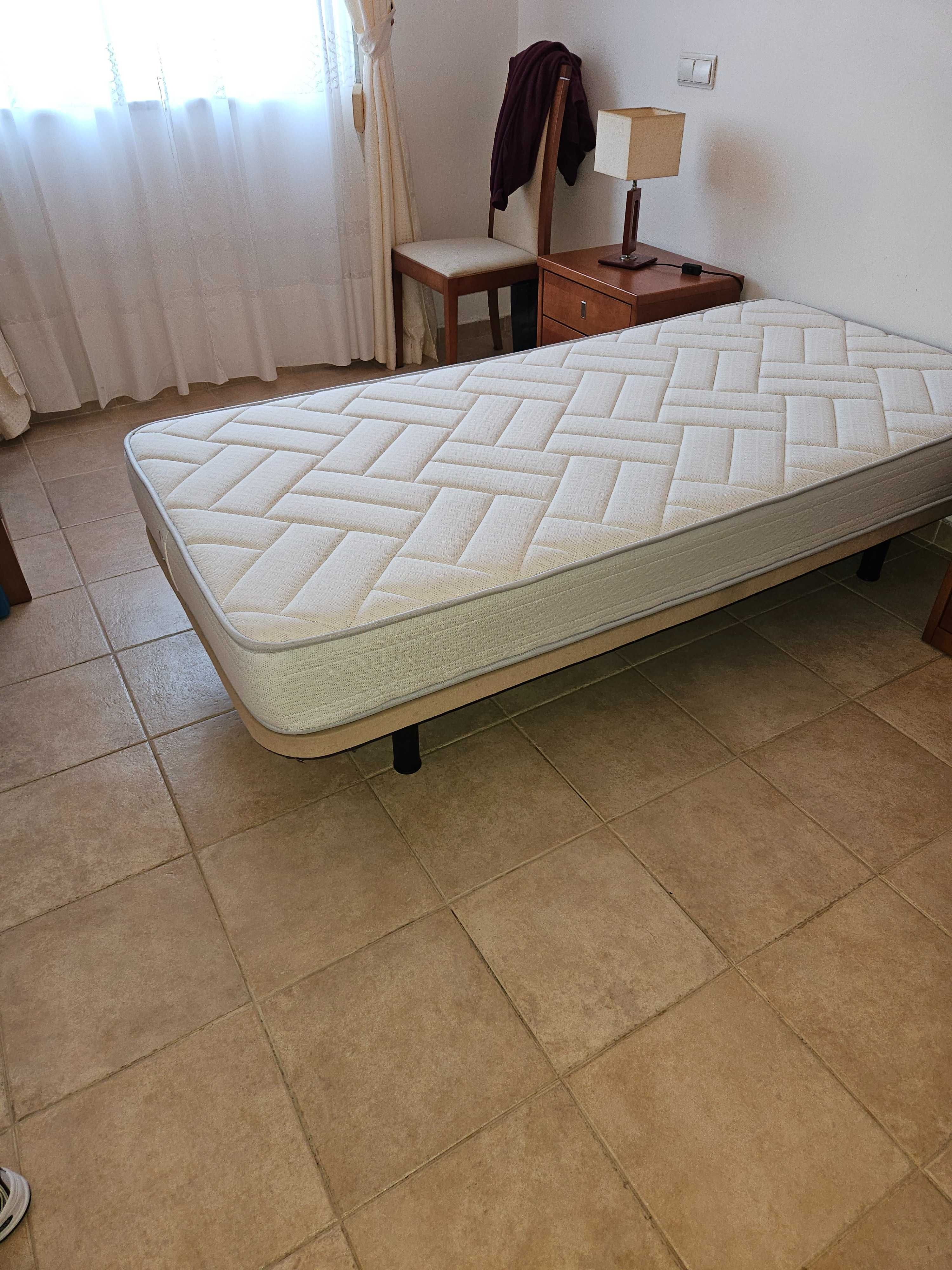 Cama solteiro somier