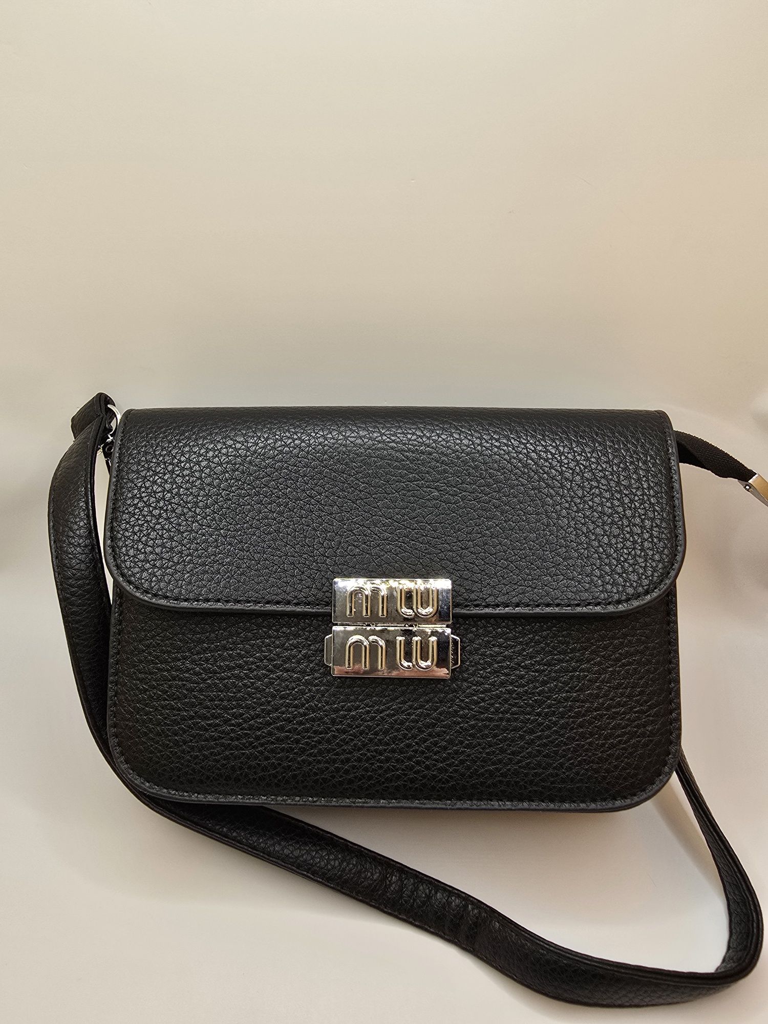 Сумка Miu Miu біла та чорна