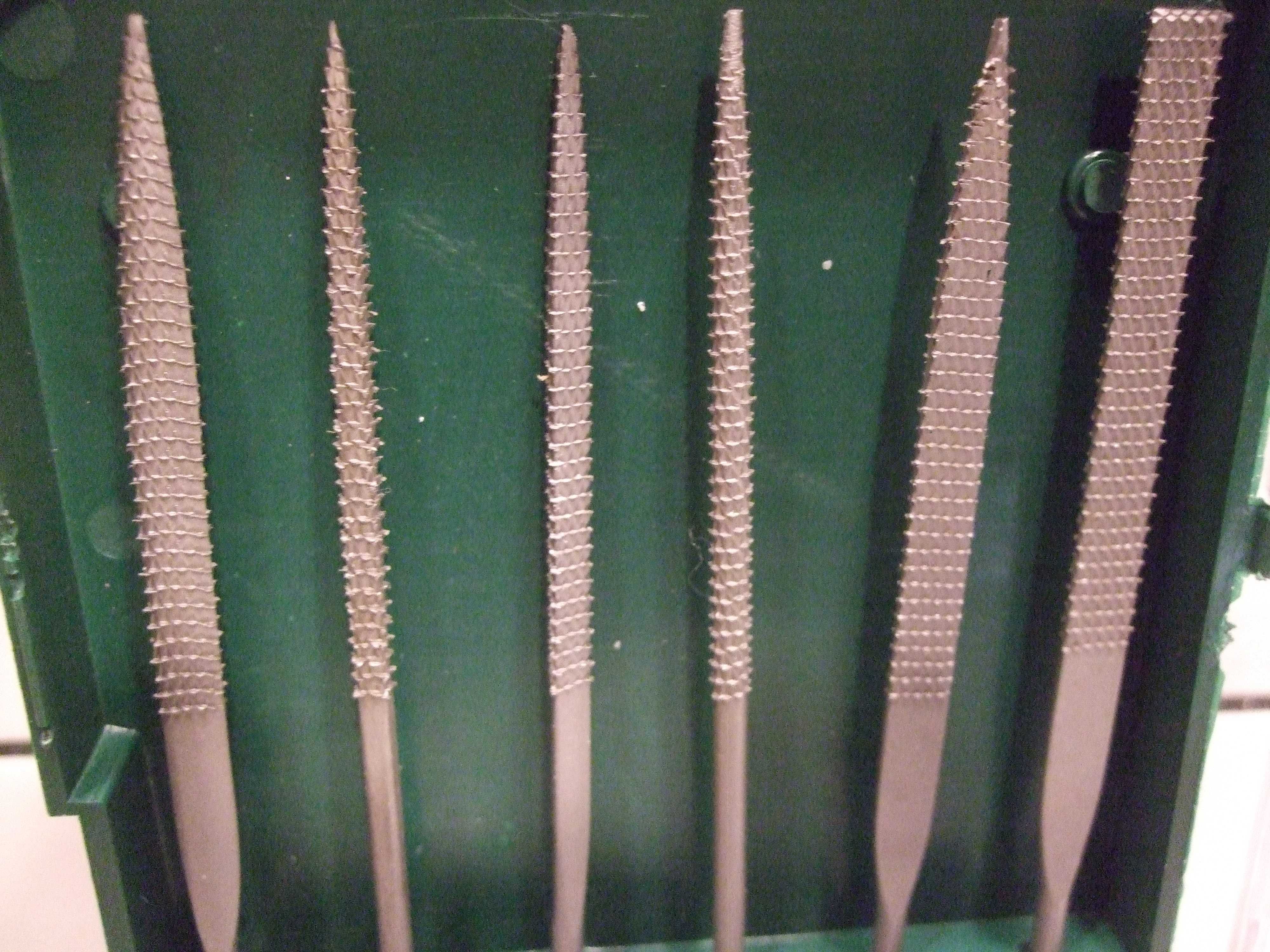 Zestaw MINI TARNIKI PILNIKI IGLAKI Rzeźbiarskie do DREWNA 170 mm 6 el.