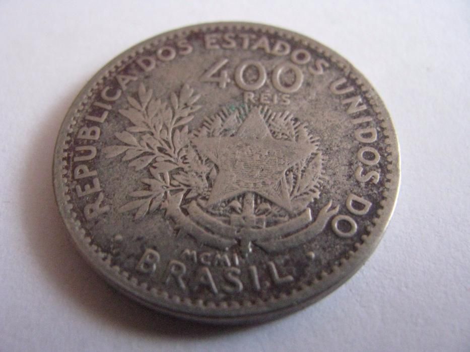 Moneta Brazylia 400 REIS 1901