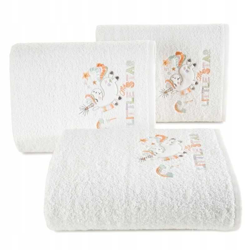 Ręcznik dla dziecka z jednorożcem kąpielowy 70/140cm. 381216