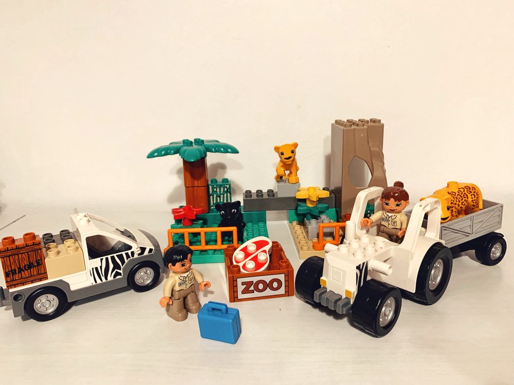 Lego duplo 4971 Pojazdy w zoo