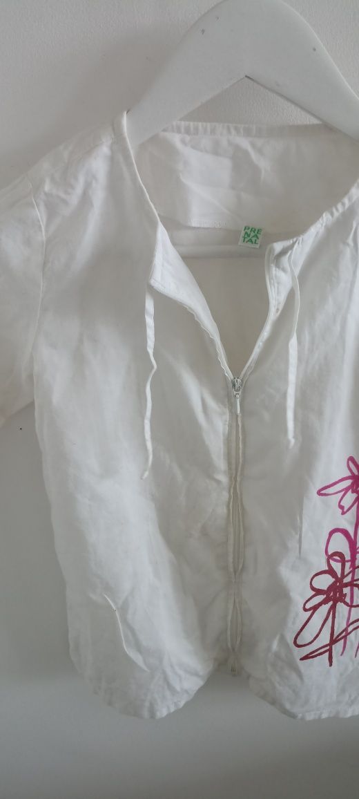 Bluzeczka biała 100% bawełna marki Prenatal 7/8 lat,  125/131 cm