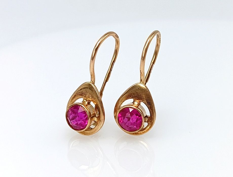 Золотые серьги 583 СССР