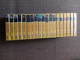 Kasety VHS - David Attenborough NA ŚCIEŻKACH ŻYCIA - 19 szt.