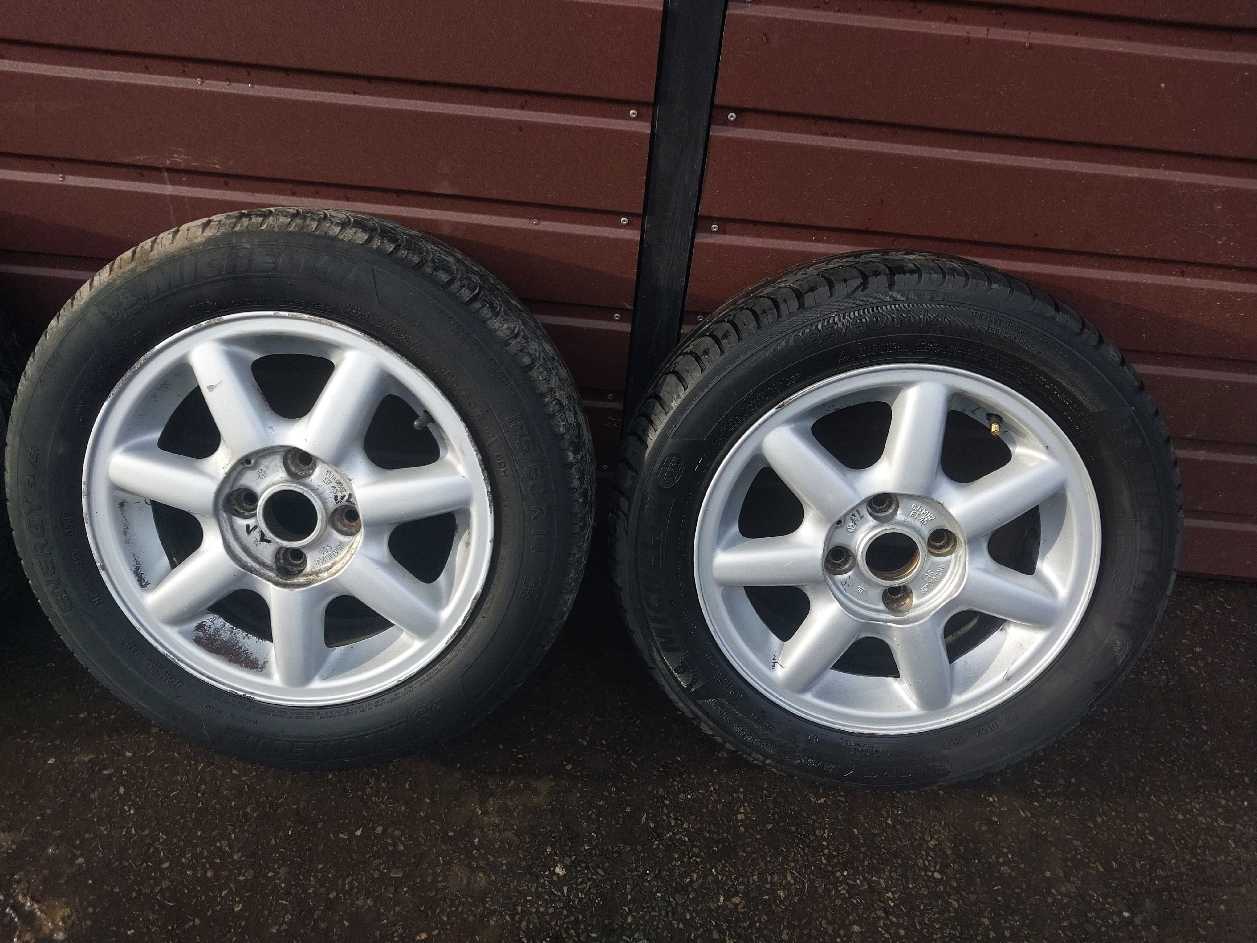 Alufelgi 4x100 Golf 3 / 2 14 Cali Opony Michelin Komplet WYSYŁKA