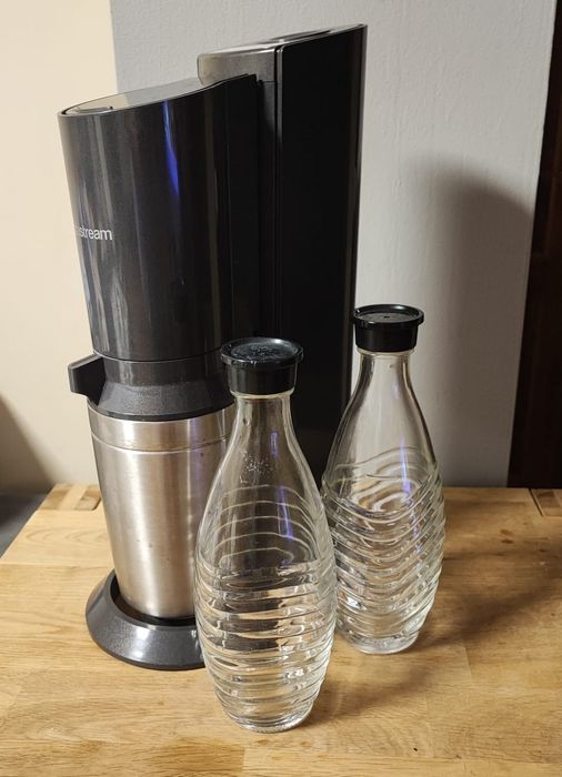 Komplet Soda Stream Crystal, 2 karafki pełny  nabój