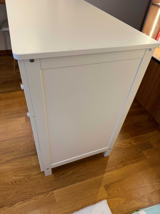 Komoda Oliver 87x83x55cm Biała, Przewijak