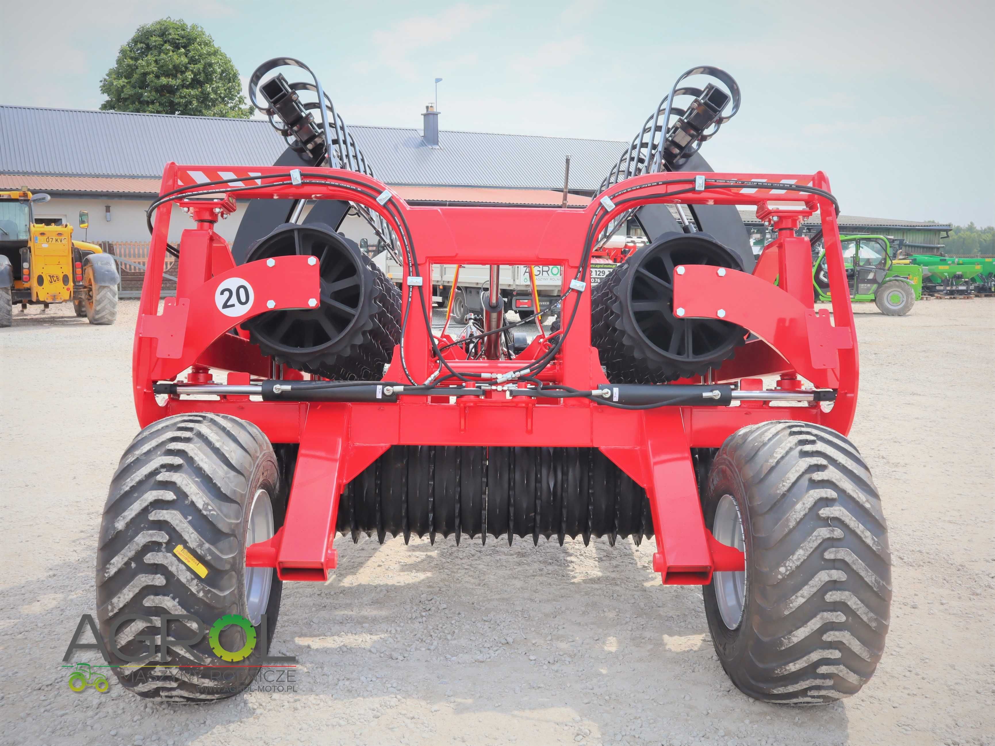 Wał posiewny włóka Agro-Factory Grom 4,5 5,3 6,3m InterTech Expom