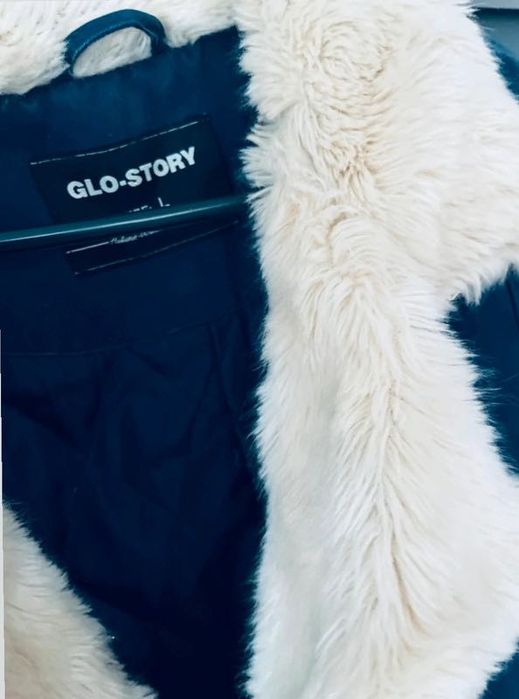 Elegancka parka z futerkiem