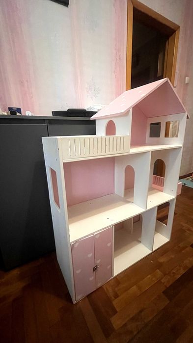 Ляльковий будинок 110х80х30см з меблями