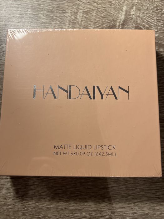 набір 6 рідких матових помад Handaiyan Matte Liquid Lipstick