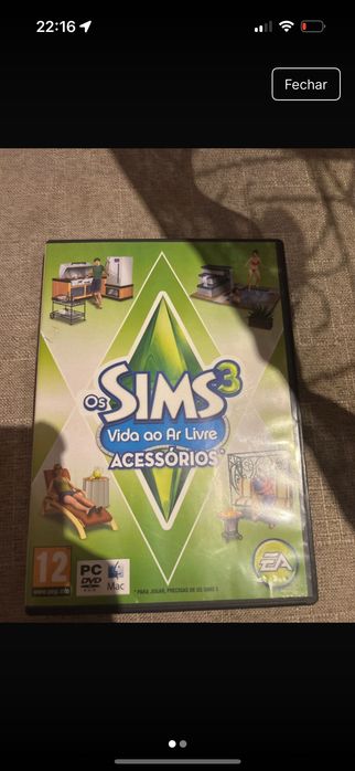 Jogo sims vida ao ar livre