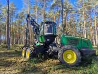 Harvester John Deere 1170E rok2014 H413  Ponsse Testy trening w lesie