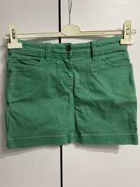 krótka dżinsowa bawełniana spódniczka mini rozmiar xs