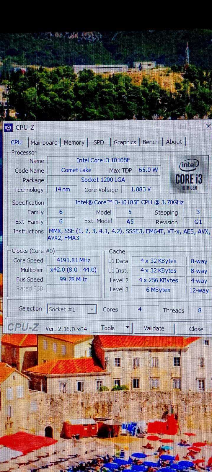Продам процесор Intel Core i3-10105F  BOX   Socket 1200