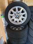 Felgi aluminiowe+ opony BMW 7j×R16, ET46, 4 st