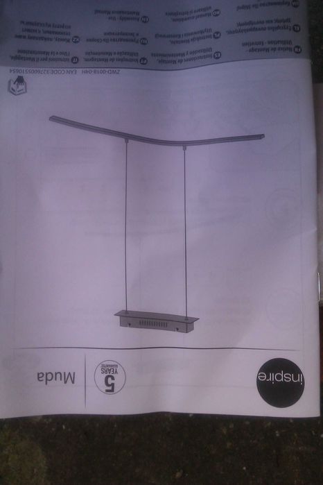 nowa sprawna energooszczedna  elegancka lampa ledowa