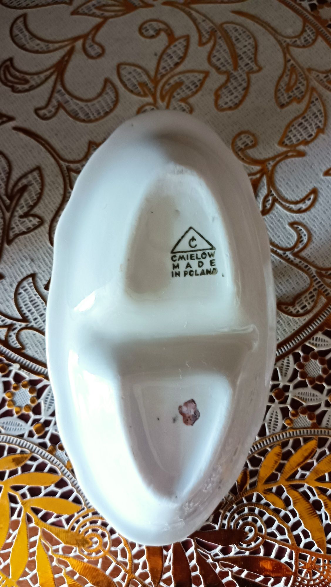 Dwojaczek na przyprawy i dzbanuszek porcelana z Ćmielowa