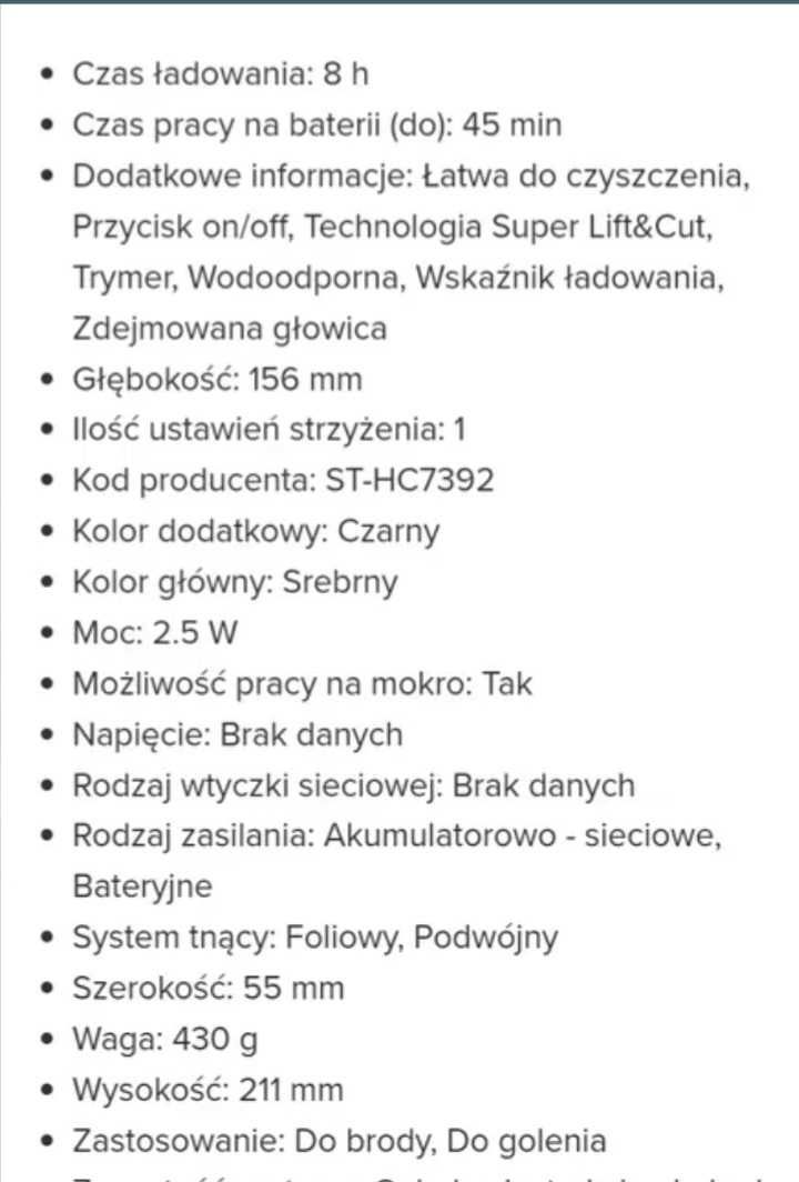 Golarka i trymer Saturn
