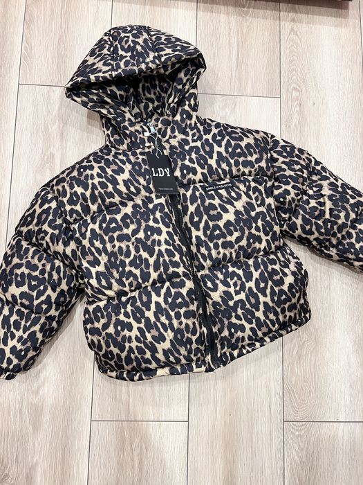Куртка зима лео принт