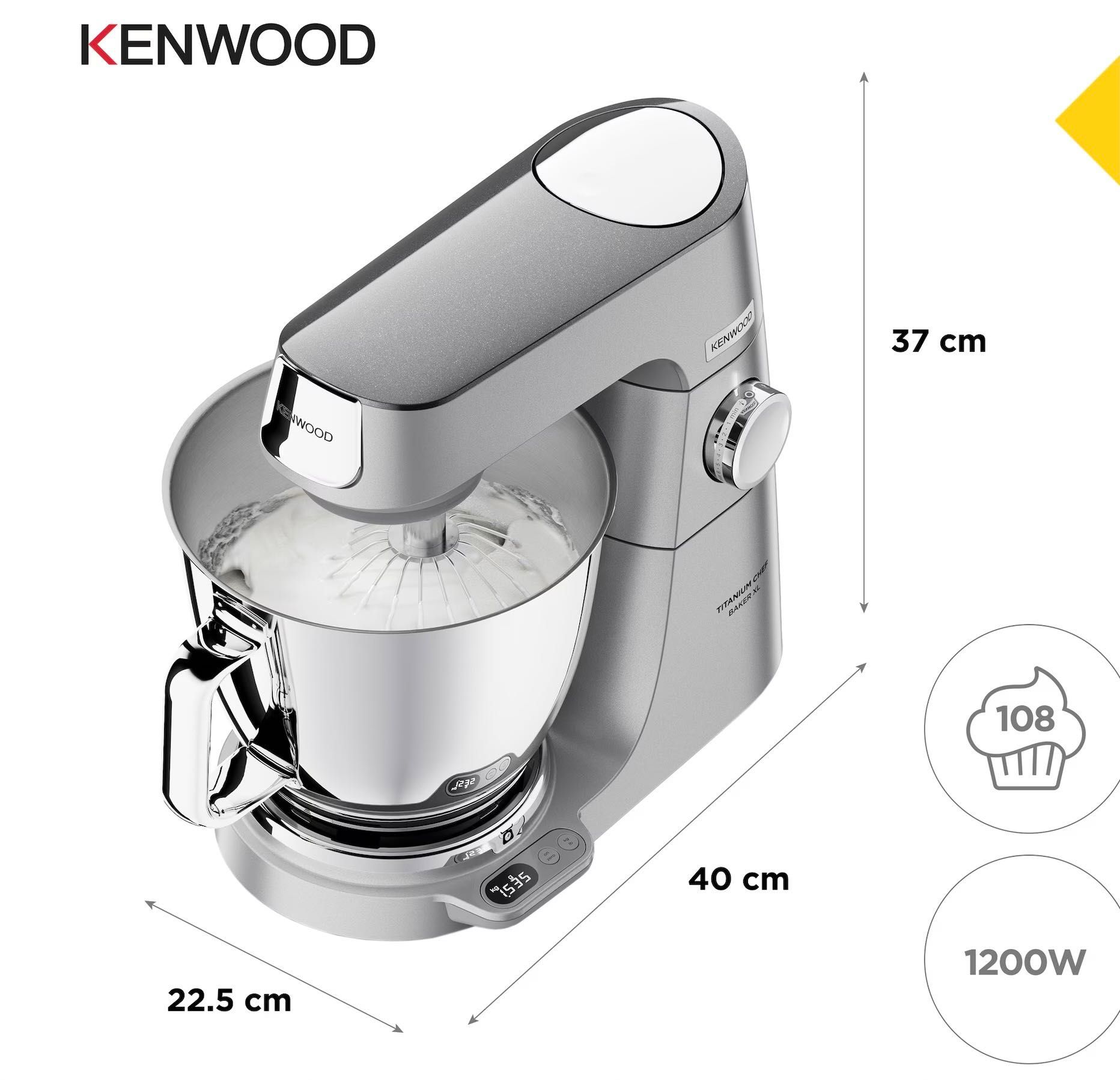 Кухонна машина Kenwood Titanium Chef Baker