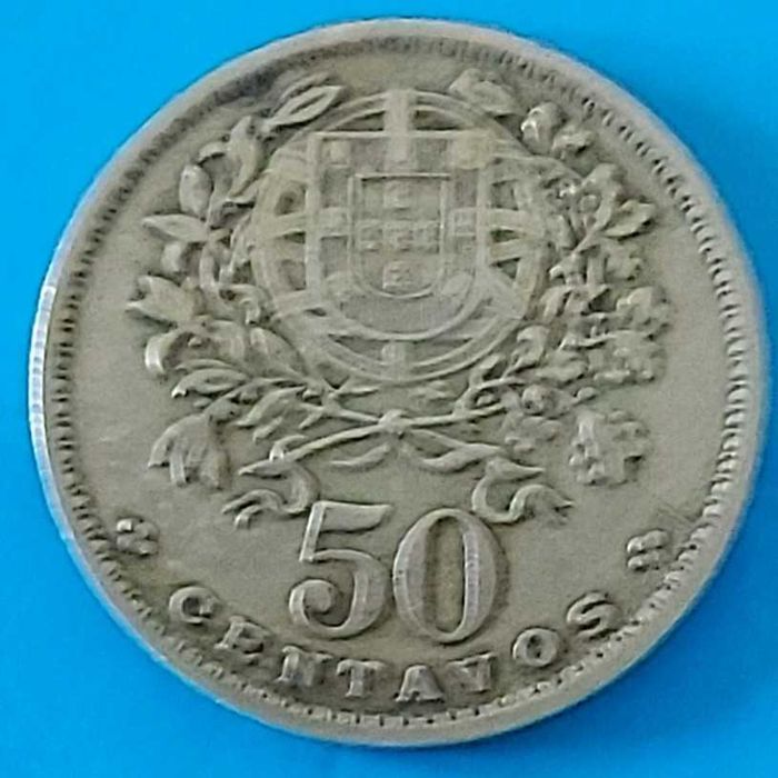 50 Centavos de 1952, Republica Portuguesa