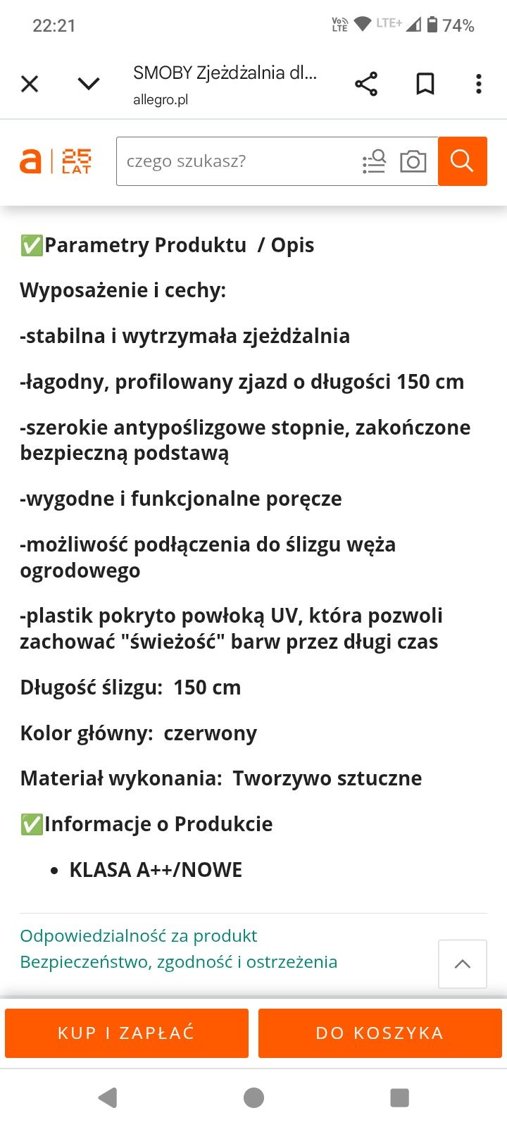 Zjeżdżalnia Smoby