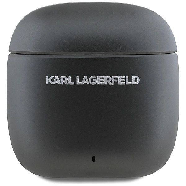 Słuchawki Karl Lagerfeld Metal Printed Logo ANC/ENC - czarne