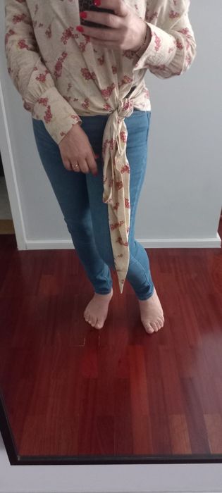 Blusa Zara Tam L Nova com Etiqueta  ( portes incluídos)