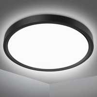 Defurhome Lampa Sufitowa LED płaska panel okrągły