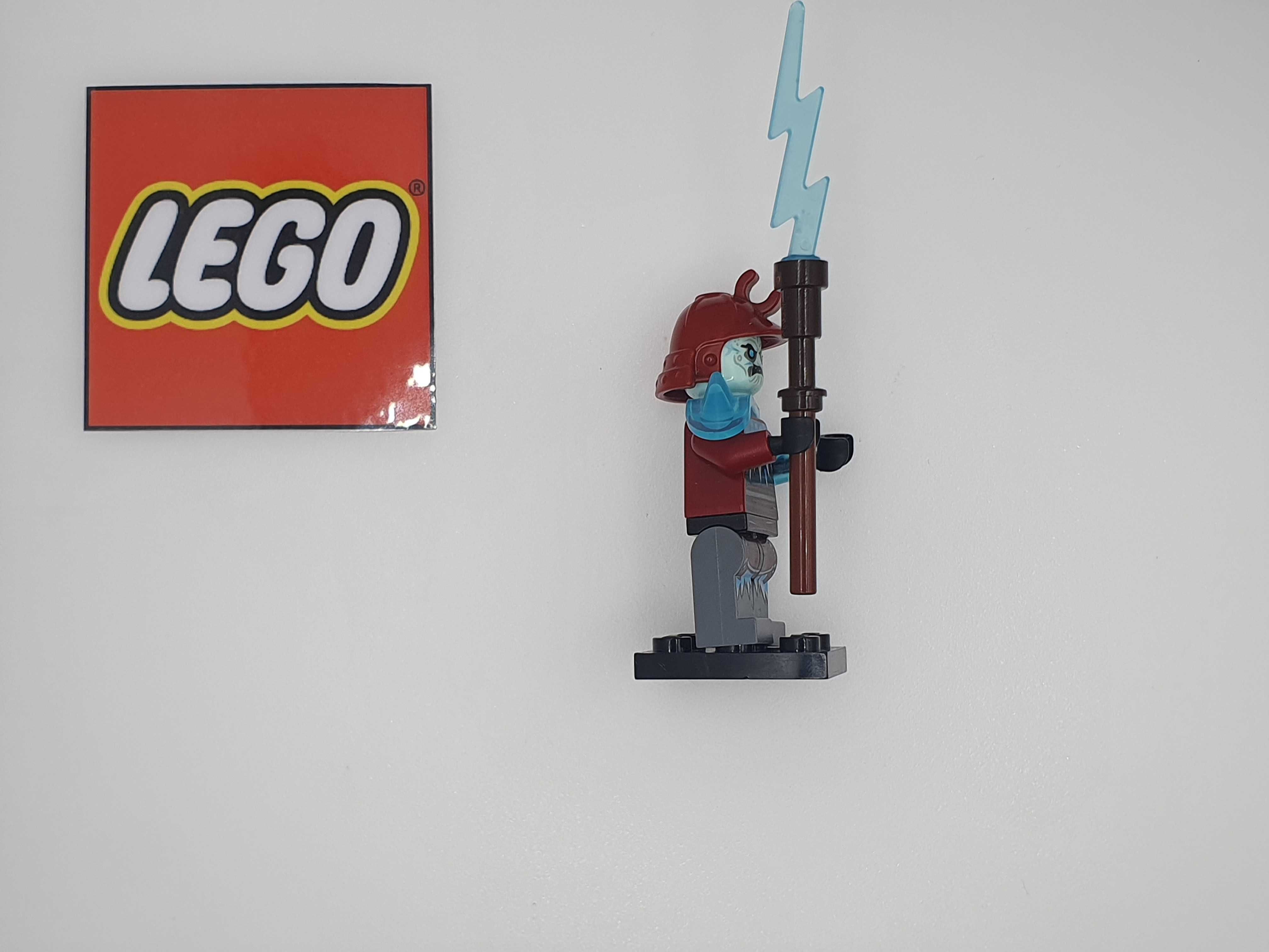 Lego Ninjago figurka Blizzard Archer - Trans-Light Blue Horns