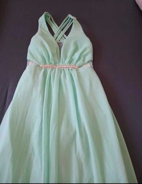 Vestido comprido de festa