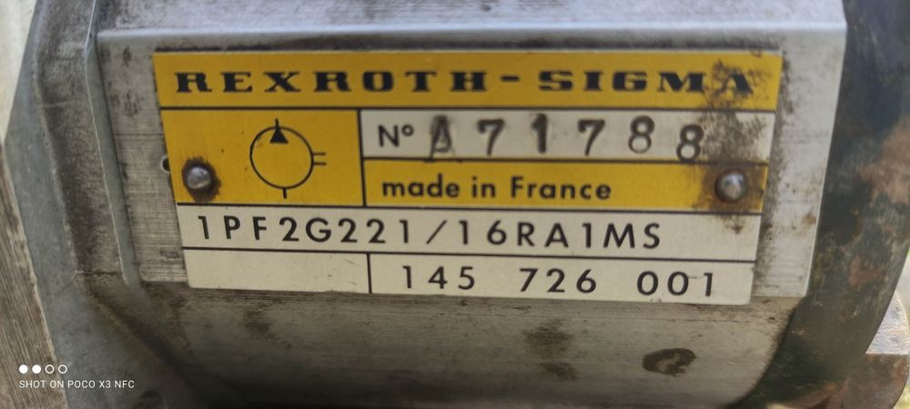 rexroth sigma 1pf2g221 pompa hydrauliczna