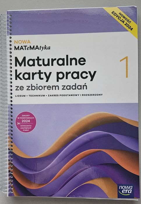 Maturalne Karty pracy Nowa Era EDYCJA 2024 Rozszerzenie klasa 1 Liceum
