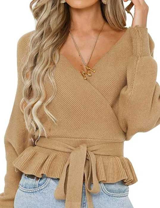 Nowy pulower / sweter / damski / beżowy / r.2XL / !270-2XL!