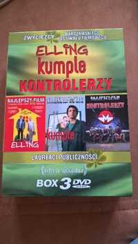 Kumple + Elling + Kontrolerzy - wydanie 3 filmów DVD