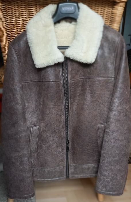 Kożuszek damski, skóra  naturalna (prawie nowy)