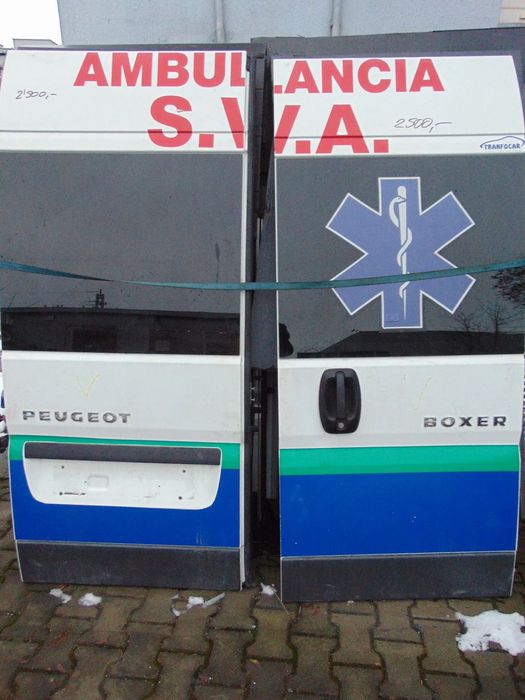 DUCATO BOXER JUMPER MOVANO - drzwi tylne H2 ładne kpl