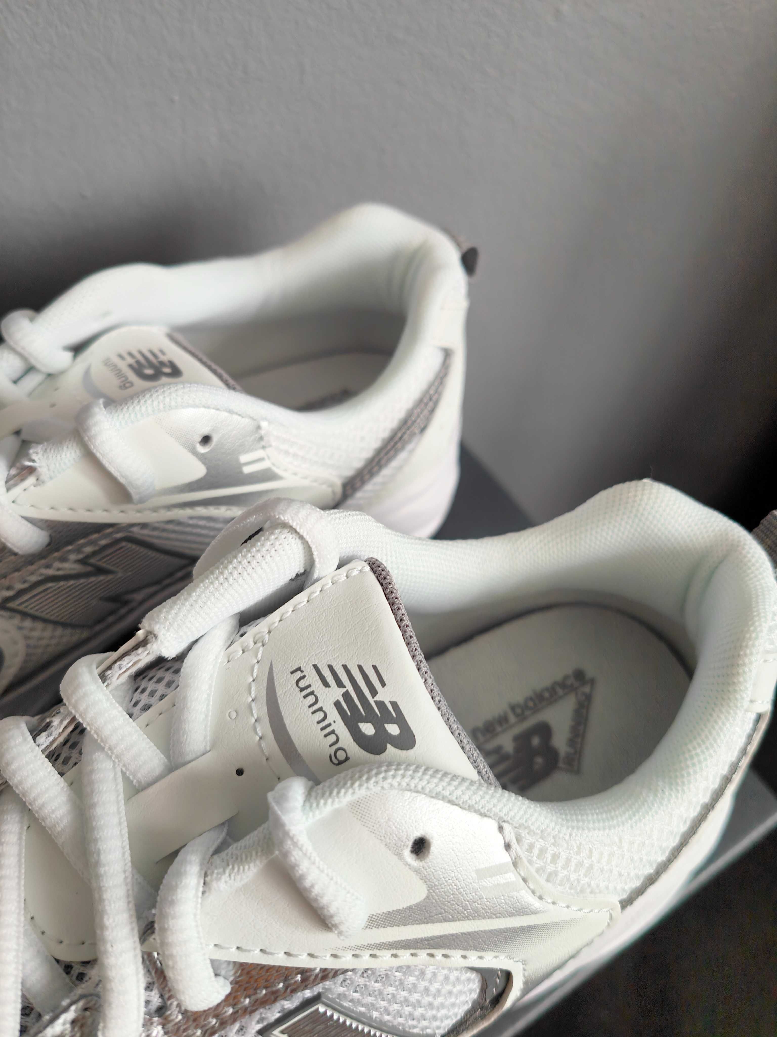 New Balance 530 white silver metallic r. 37,5