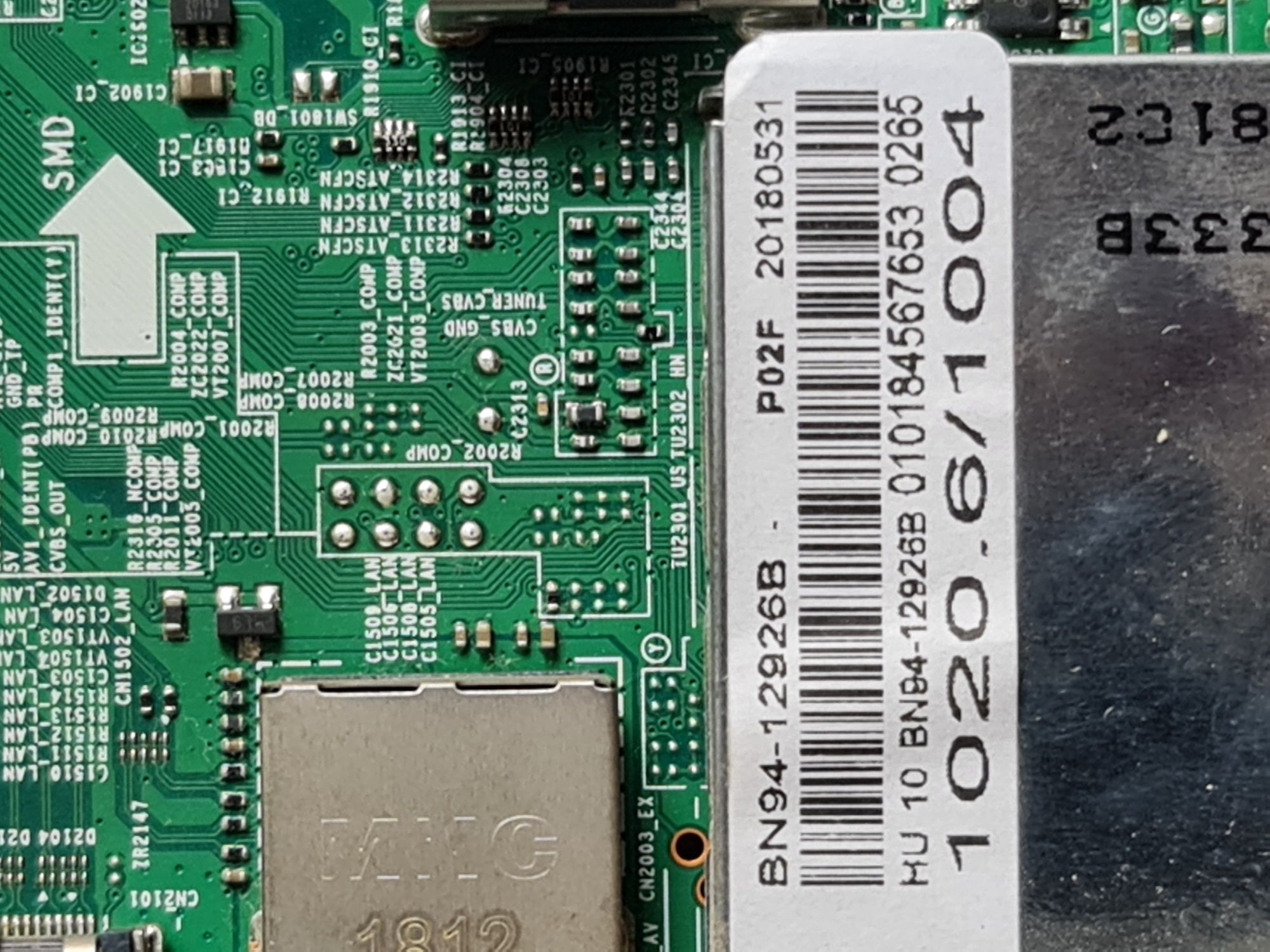 Płyta główna MAIN BOARD TV Samsung UE55NU8072T !  100% Gwarancji