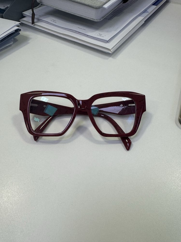 Oculos Prada vermelhos originais