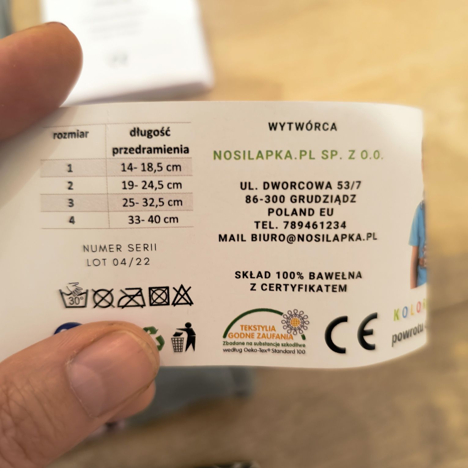 Temblak dziecięcy nosiłapka dziewczęca w kotki rozmiar 1