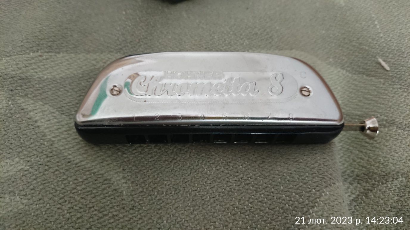 Губна гармоніка хроматична Hohner Chrometta 8 М25001