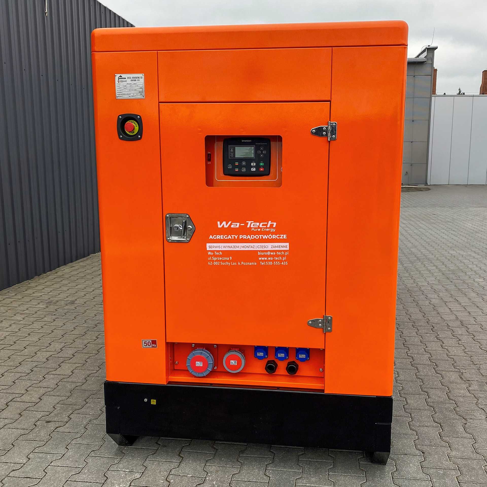 Agregat prądotwórczy 100kW 110kW 140kVA 125kVA - Silnik Q-boot ATS AVR
