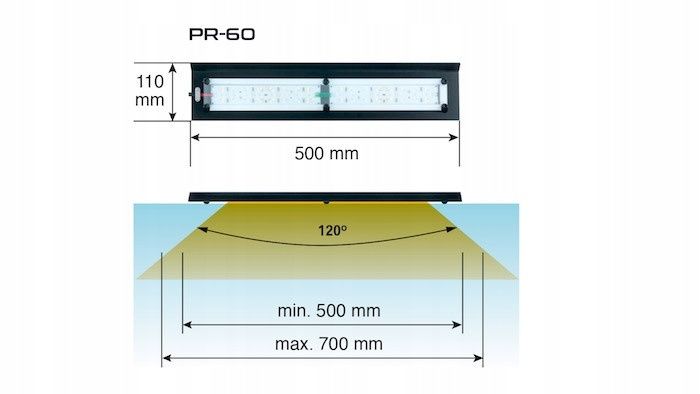 Skylight PR 40, lampa do terrarium, oświetlenie full spectrum